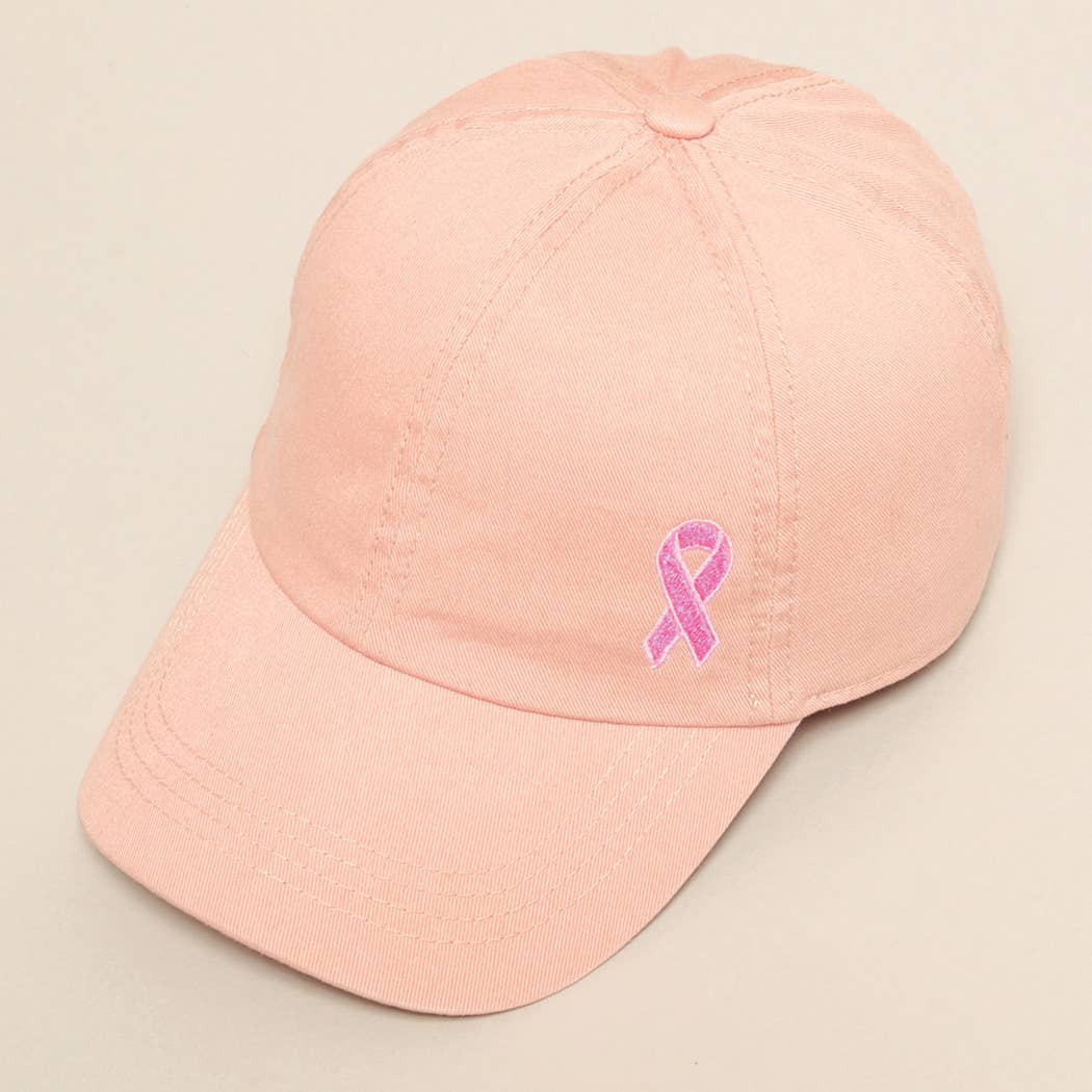 Breast Cancer Awareness Ribbon/Mama Baseball Cap