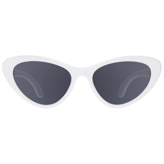 Babiators - Wicked White Kids Cat-Eye Kids Sunglasses ( UV Protection): Age 3-5 / Cat Eye