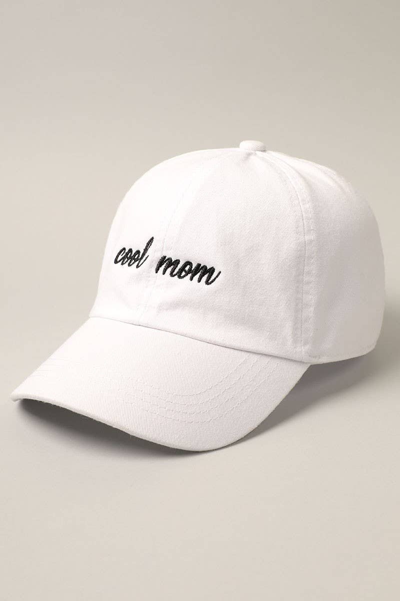 Image of COOL MOM Embroidery Baseball Hat