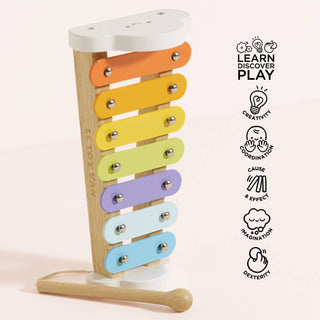Rainbow Wooden Xylophone