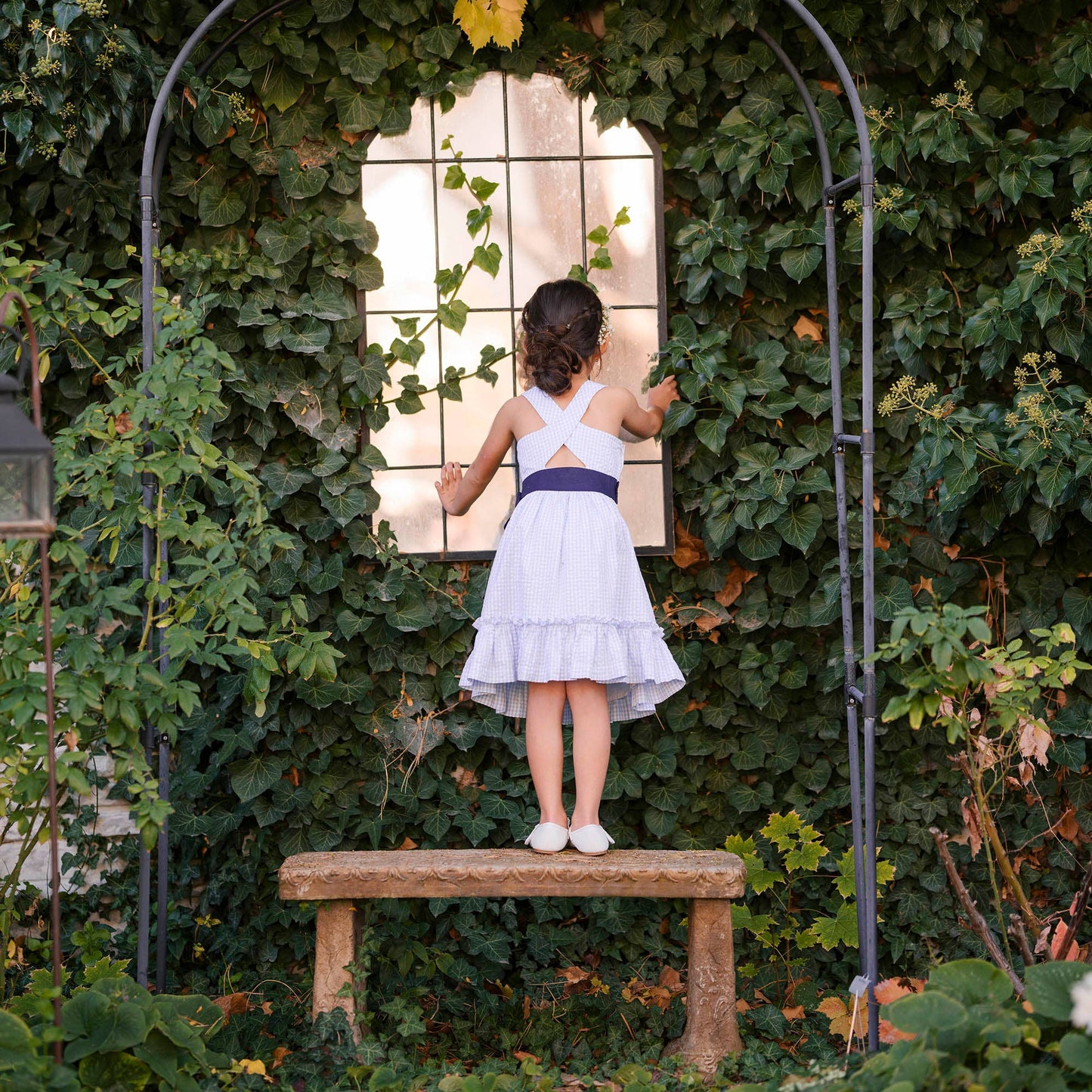 Hope and Henry - Organic Cross Back Party Dress