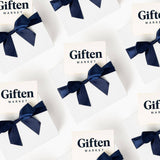 White Gift Box + Crinkle Paper + Ribbon Set: 6x6x3