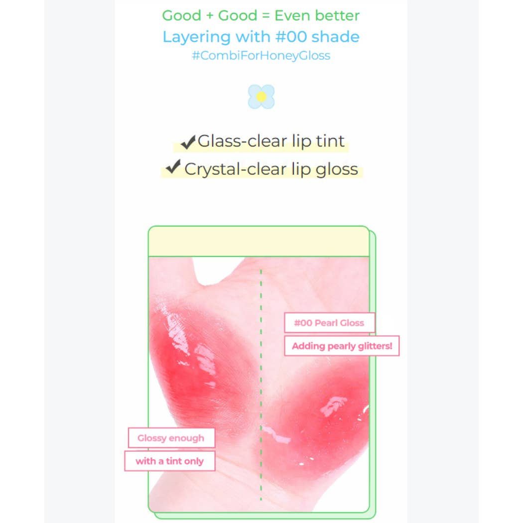 COLORGRAM Fruity Glass Tint Lip Gloss