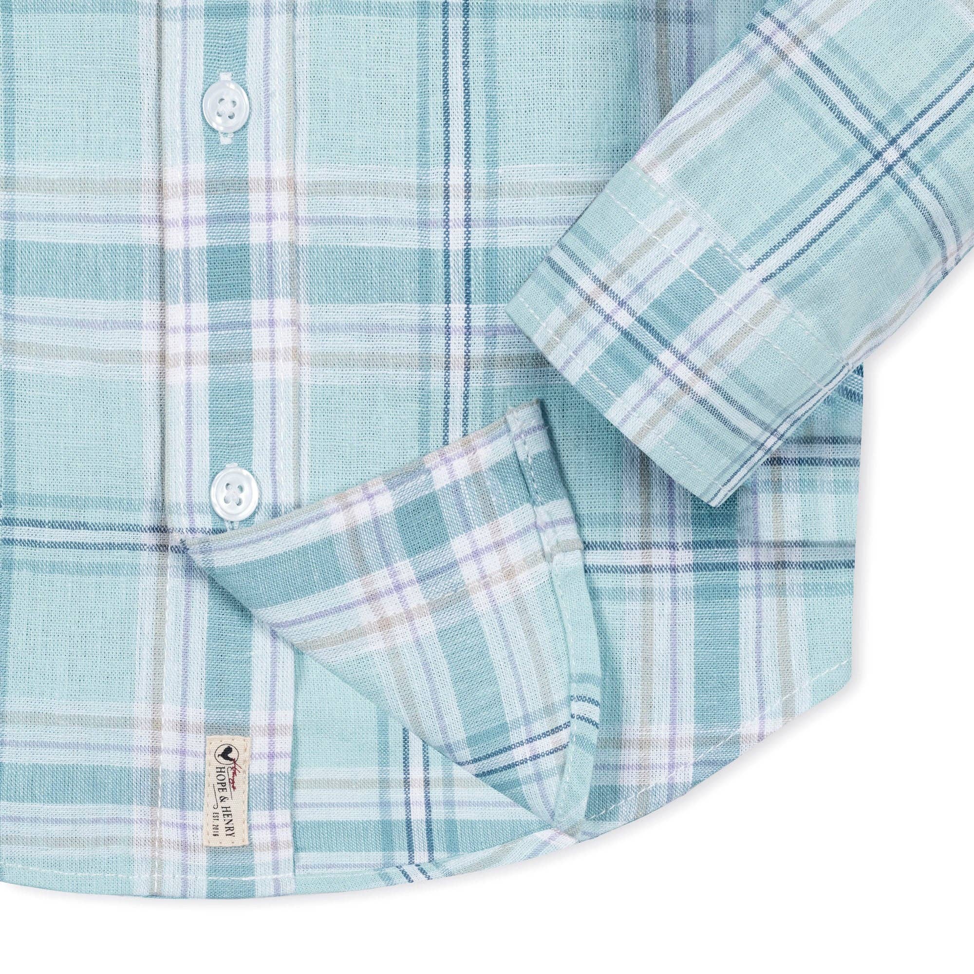 Image of Hope and Henry - Linen Button Down Shirt