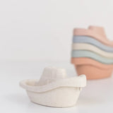 Colored Organics - KENDI Baby Wheat Straw Boat Toy Set