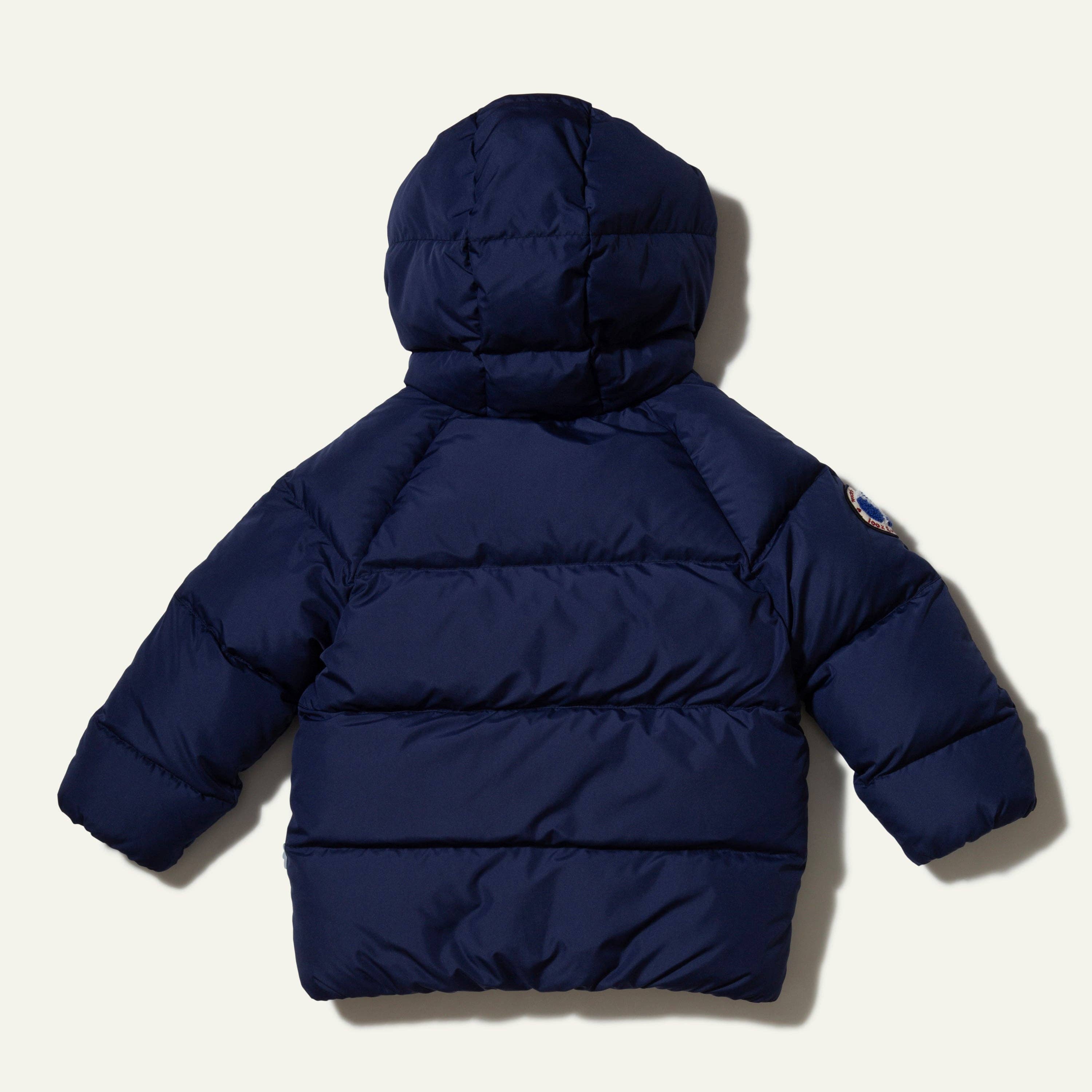 Nylon Navy MC Baby Puffer