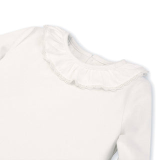 Ruffle Neck Knit Top - Baby