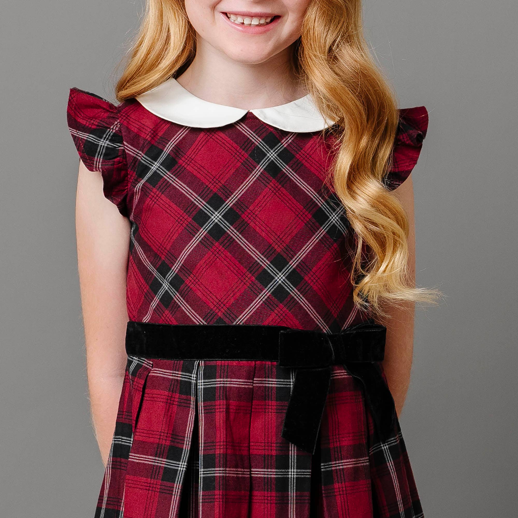 Image of Organic Peter Pan Collar Party Dress