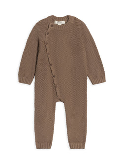 Image of Colored Organics - Casey Seed Stitch Sweater Knit Kimono Romper