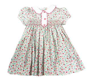 Marco and Lizzy -  AnnaLynn Smocked Girls Dress
