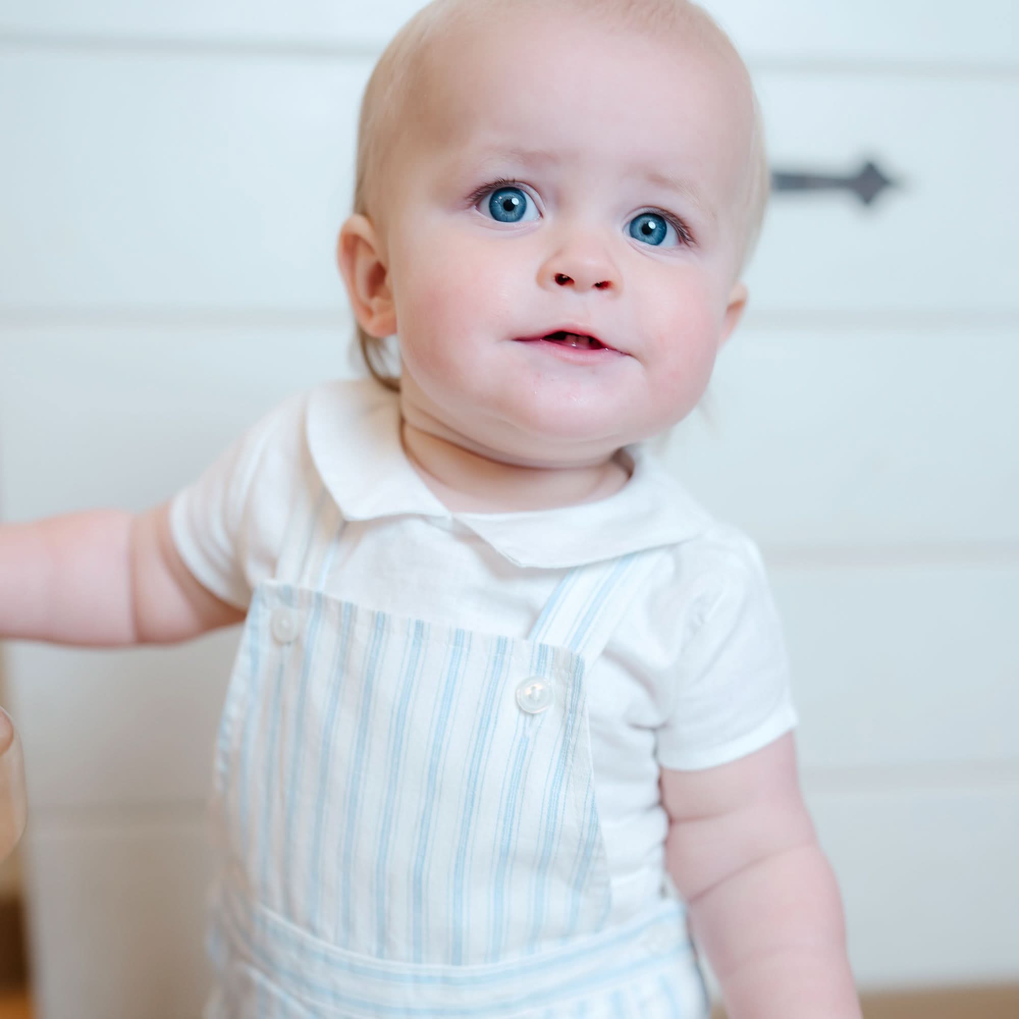 Image of Hope and Henry - Linen Shortie Overall Set