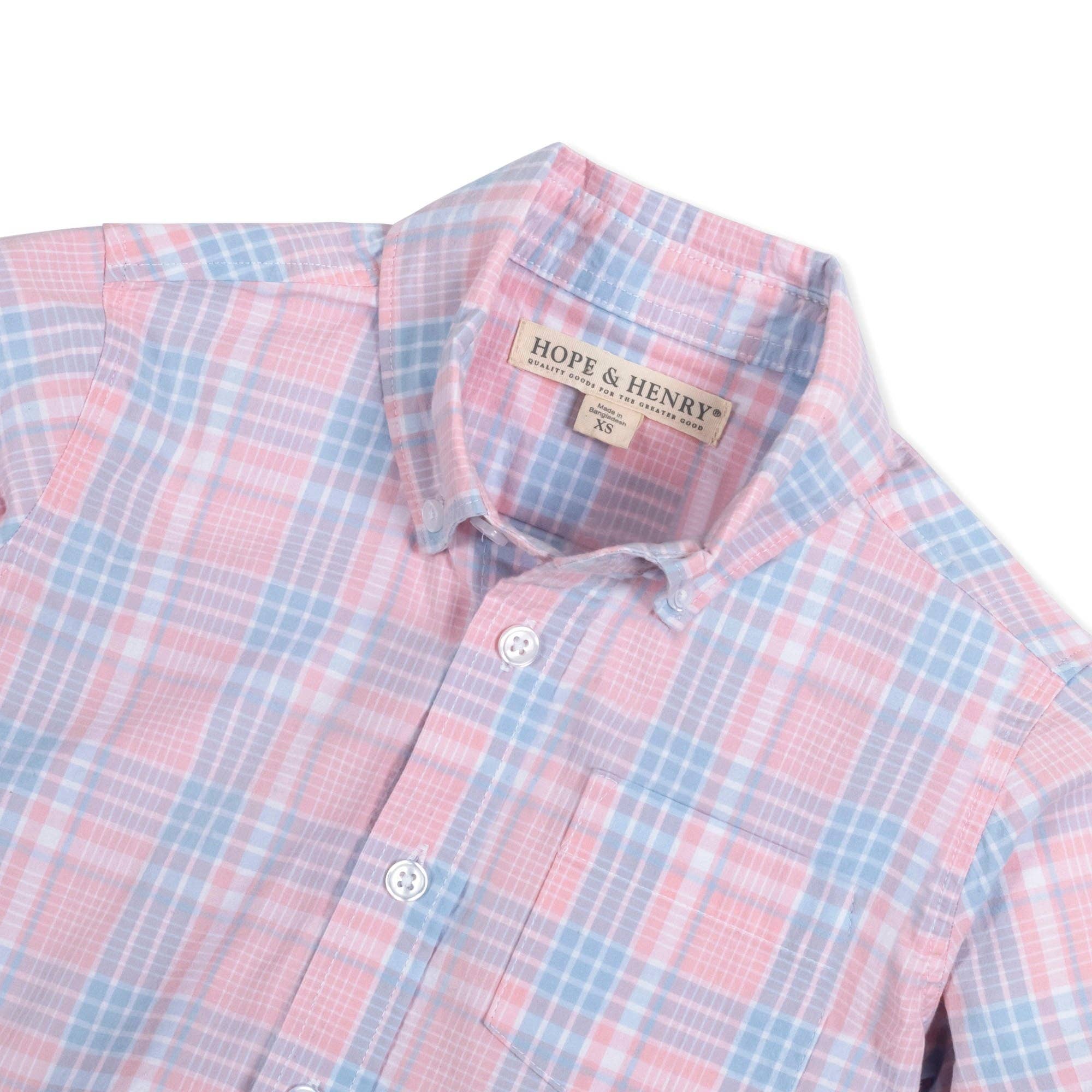 Image of Hope and Henry - Organic Stretch Poplin Shirt