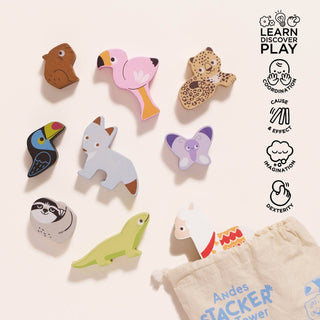 Andes Stacking Animals & Bag