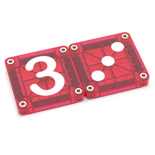 Magna-Tiles - MicroMAGS LEARN Numbers™ 56 Piece Set