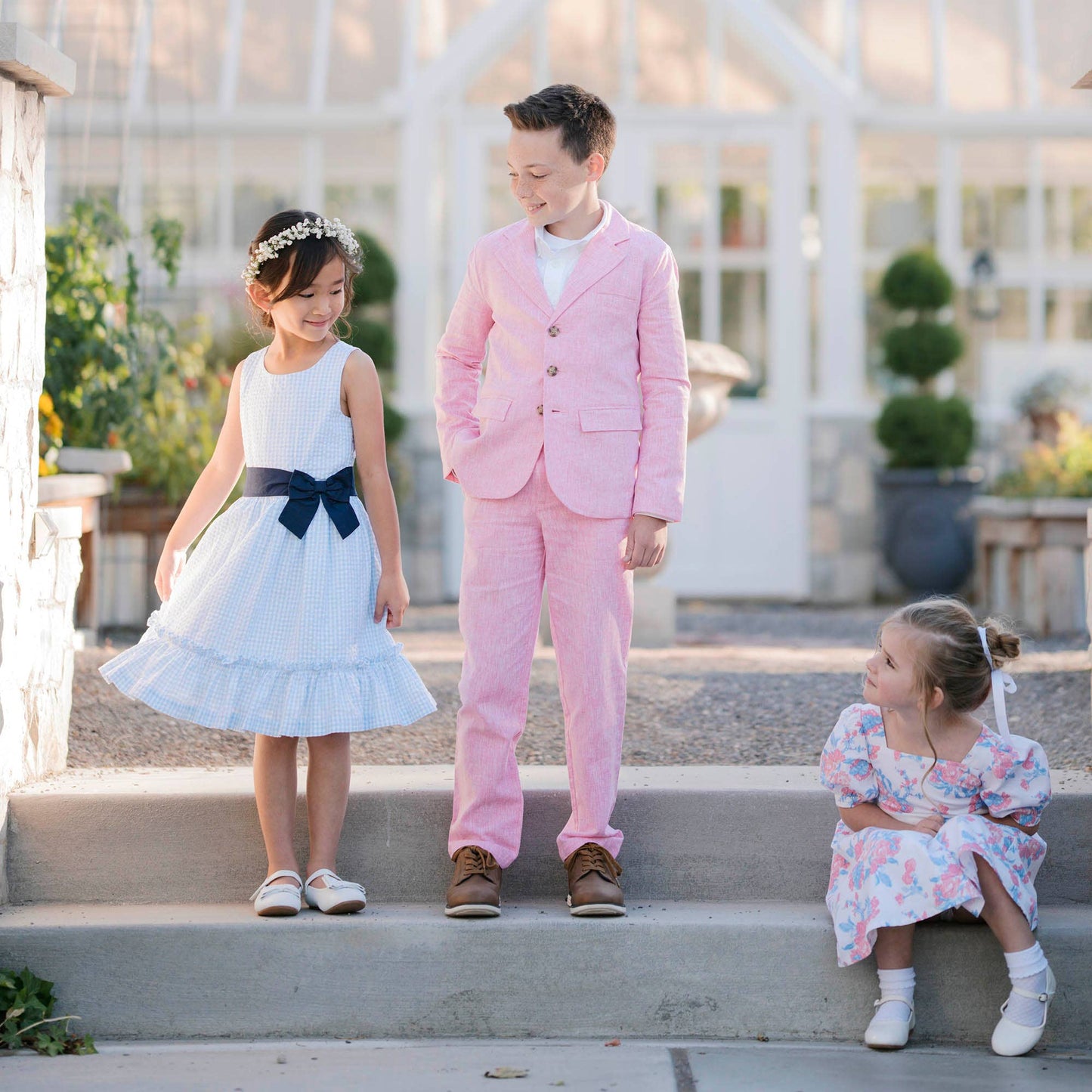 Hope and Henry - Organic Cross Back Party Dress