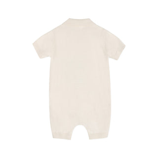Viverano Organics - Soccer Applique Baby Knit Romper (Organic Cotton)