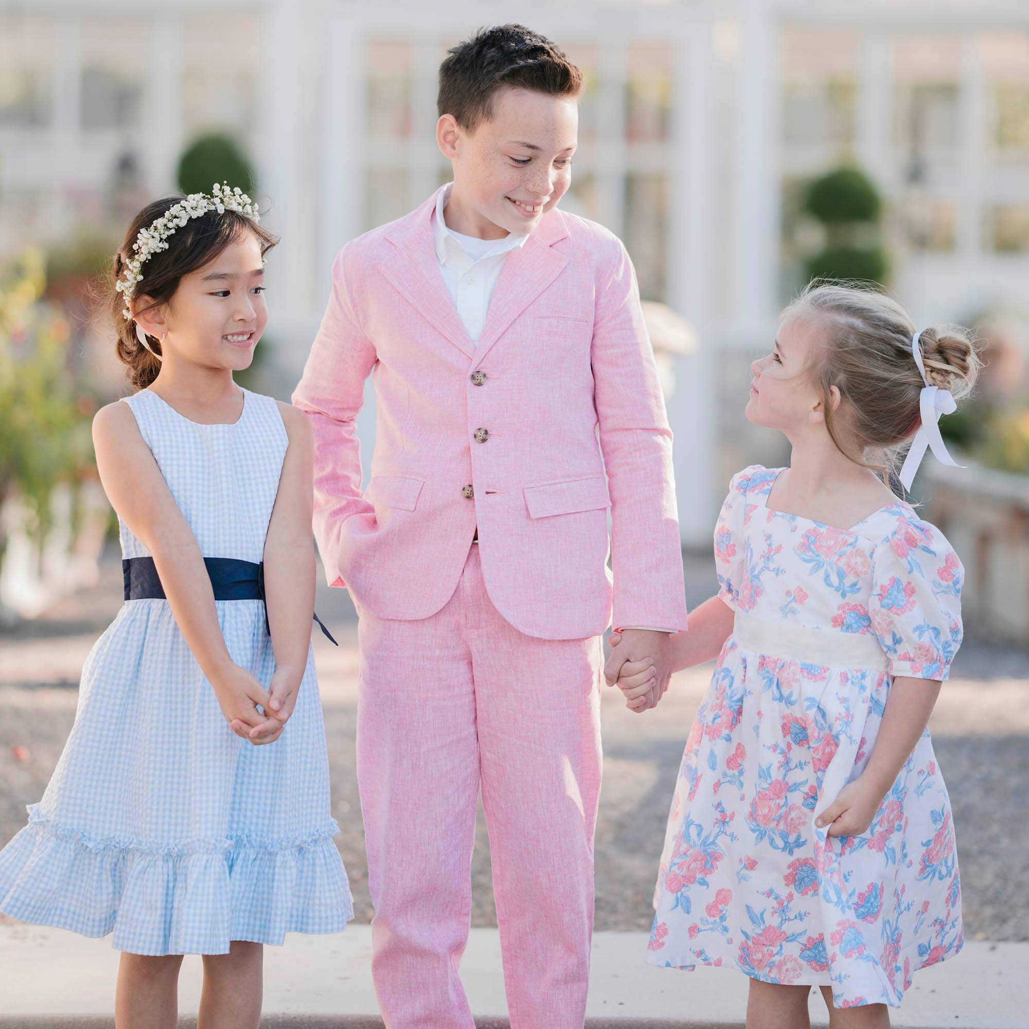 Image of Hope and Henry - Organic Puff Sleeve Party Dress