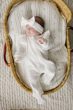 Image of Ruffle Waffle Set - White