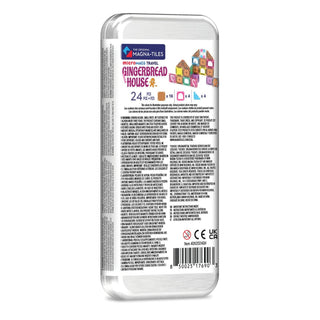 Magna-Tiles - MicroMAGS Gingerbread House 24 Piece Travel Set