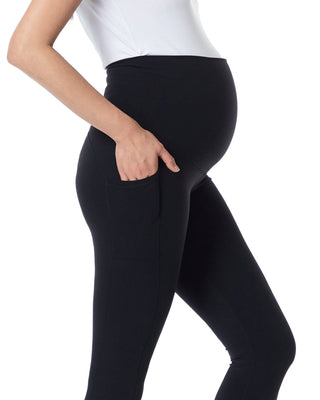 Active Overbelly Side Pocket 7/8 Maternity Leggings