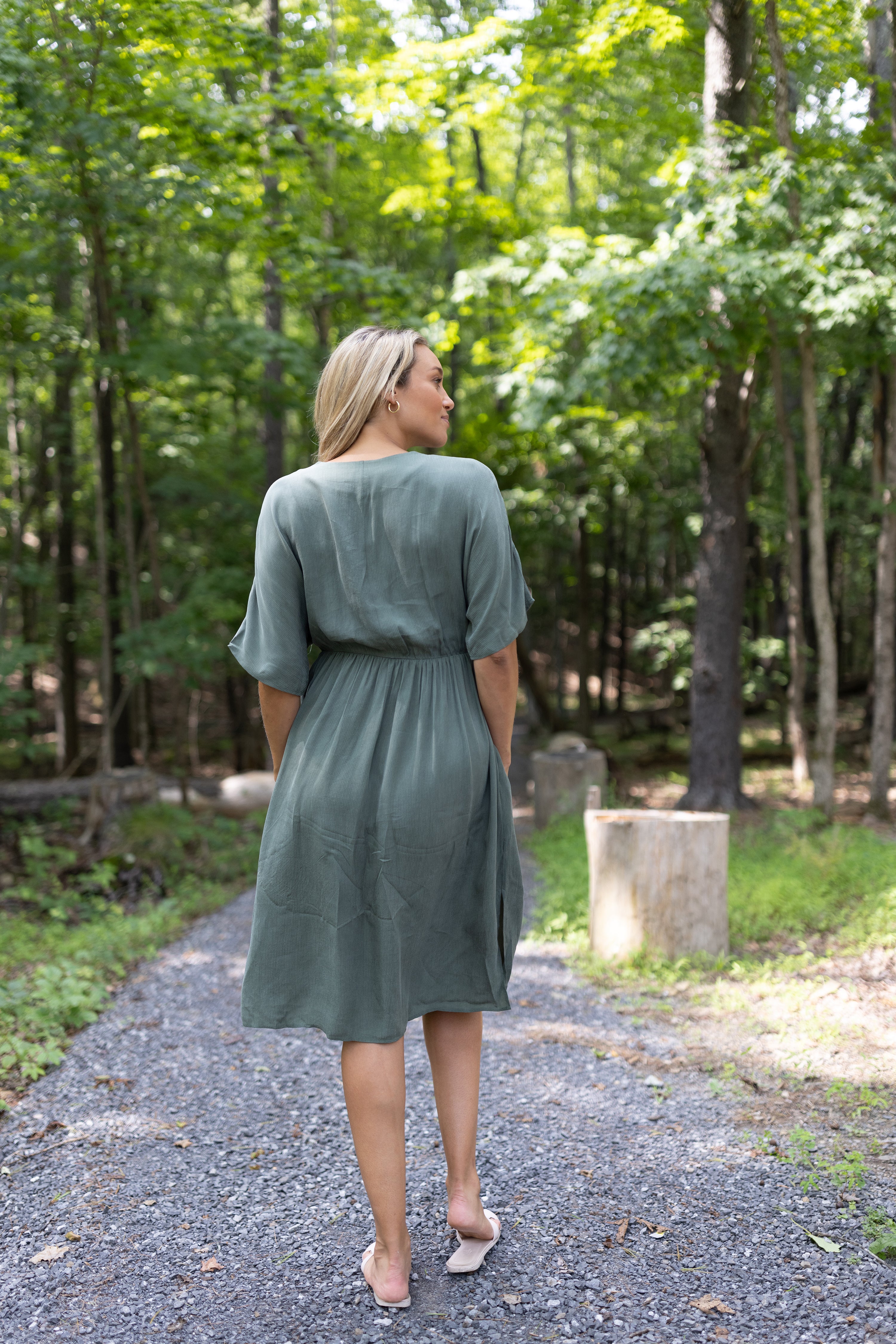 The Irene Dress - Salmon / XL The Irene Dress - Salmon / XL