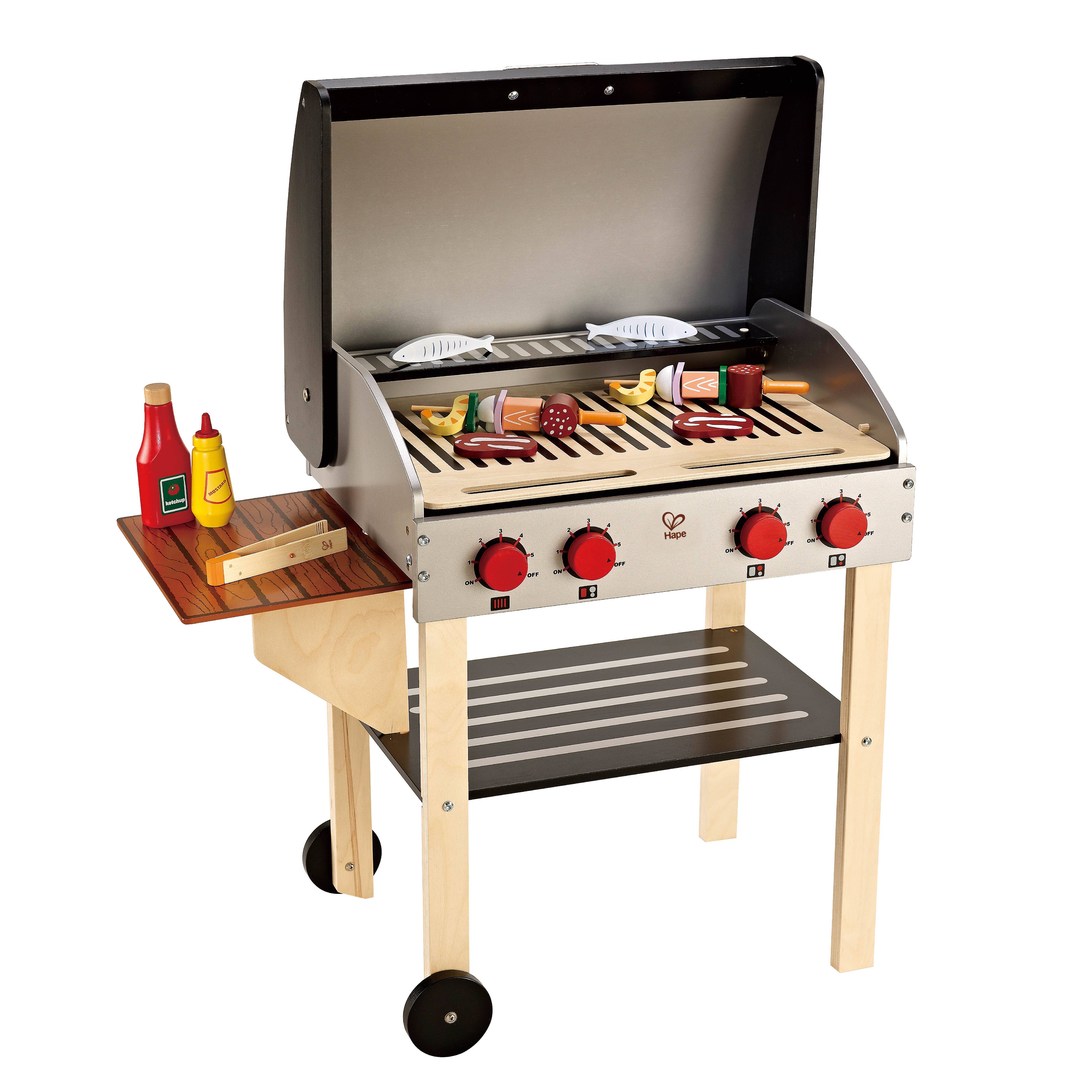 Gourmet Grill With Food