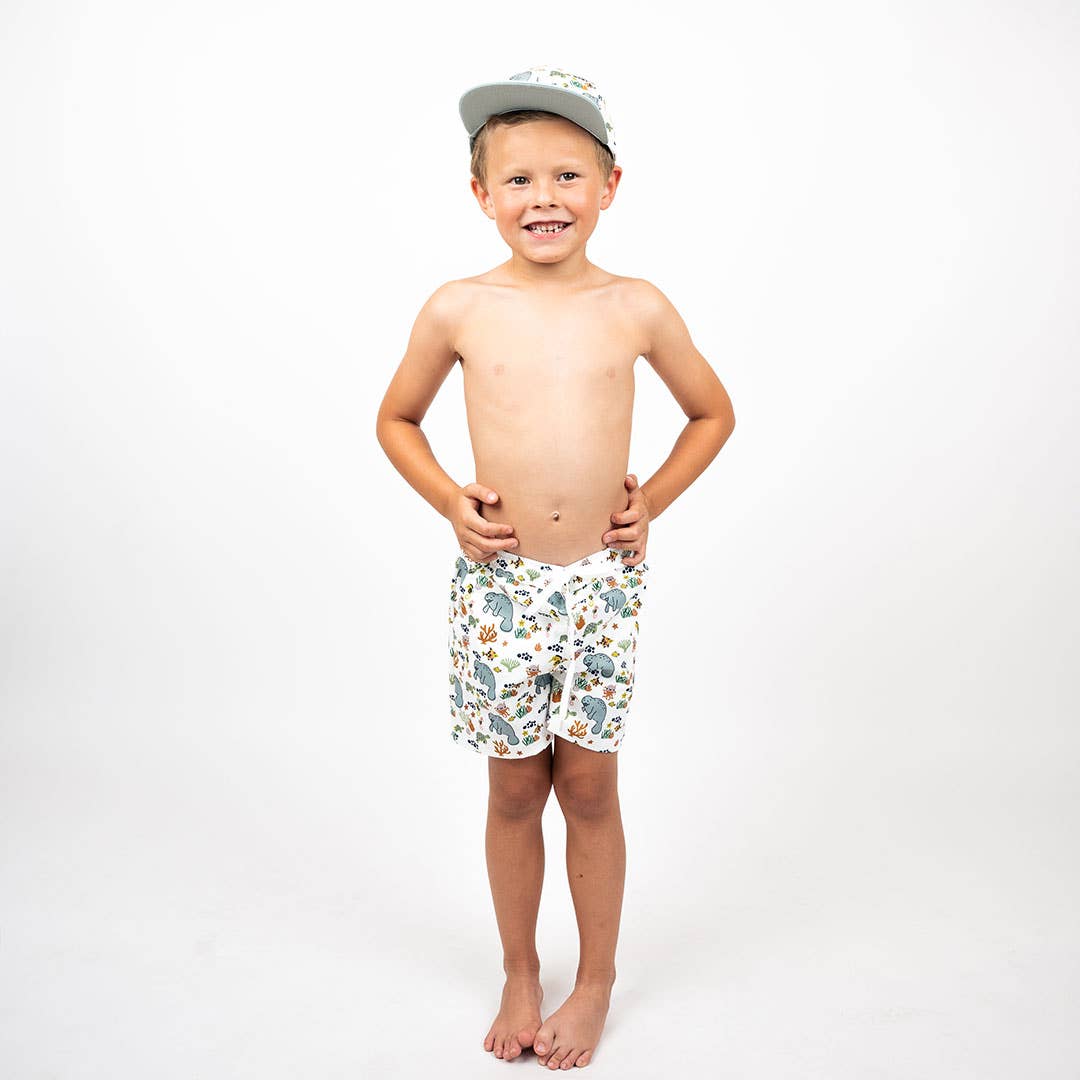 Emerson and Friends - Manatee Swim Trunks Kids Swimsuit: 2/3T