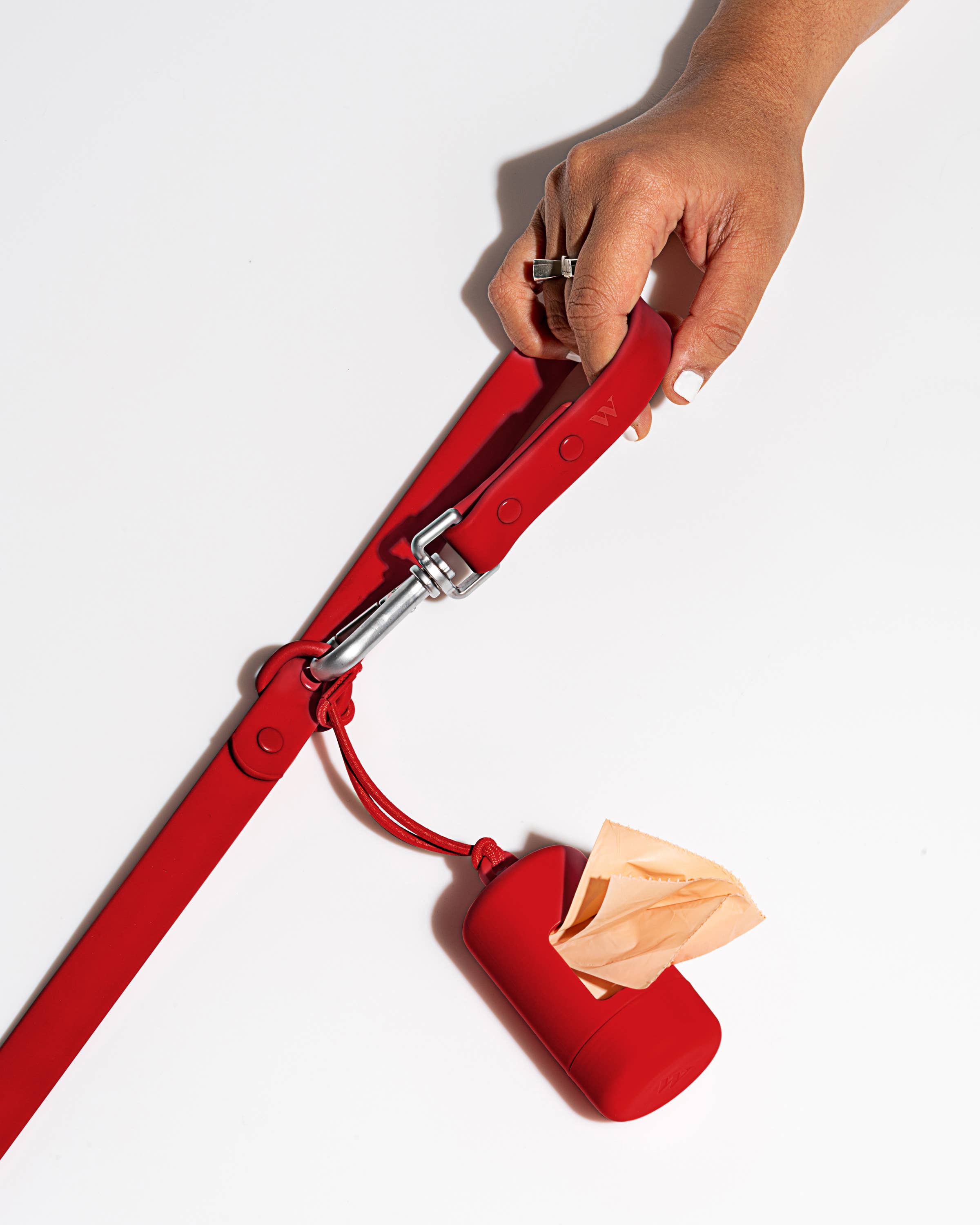 Image of Wild One - Poop Bag Carrier Dispenser for Pets & Dogs: Blush