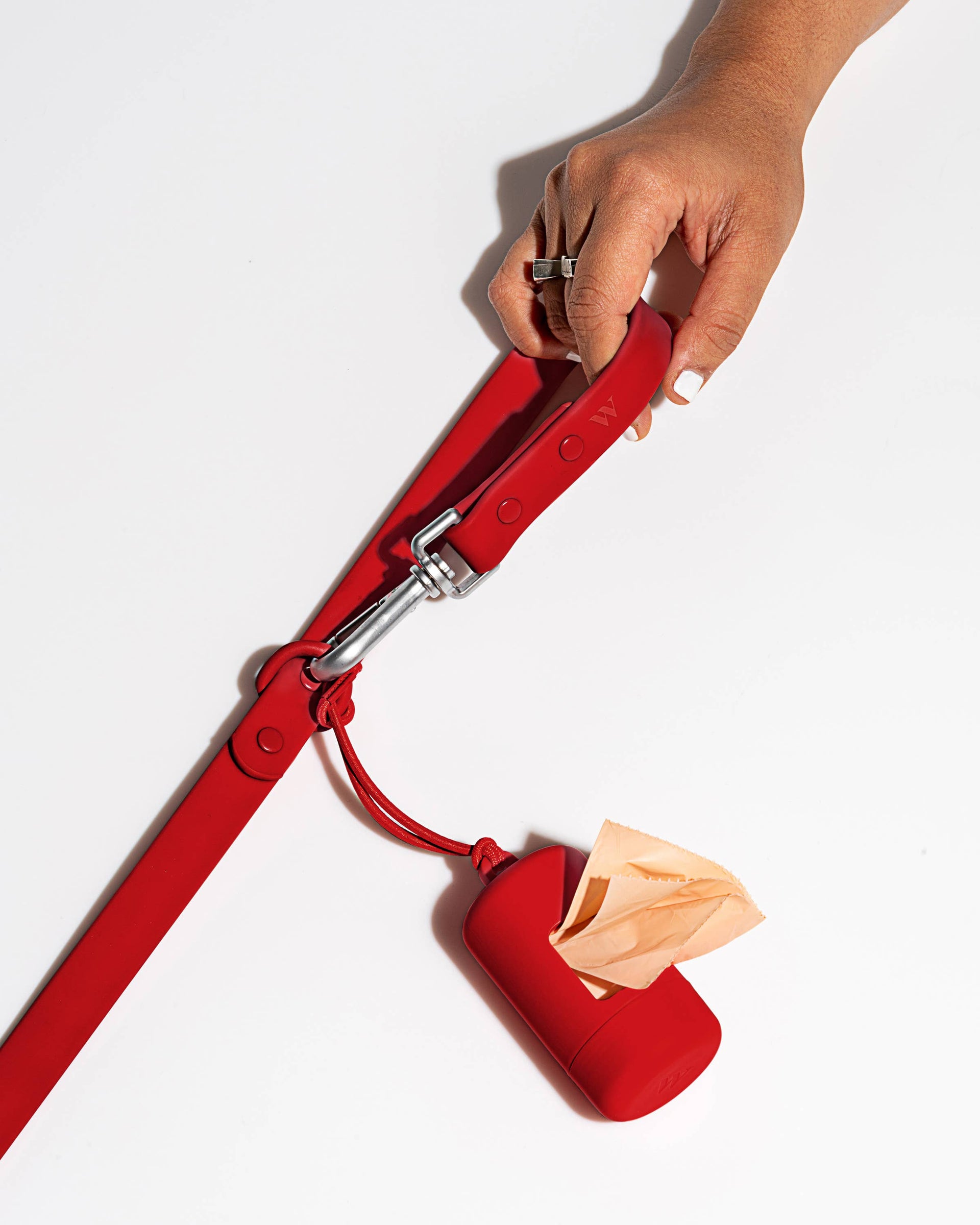 Wild One - Poop Bag Carrier Dispenser for Pets & Dogs: Blush