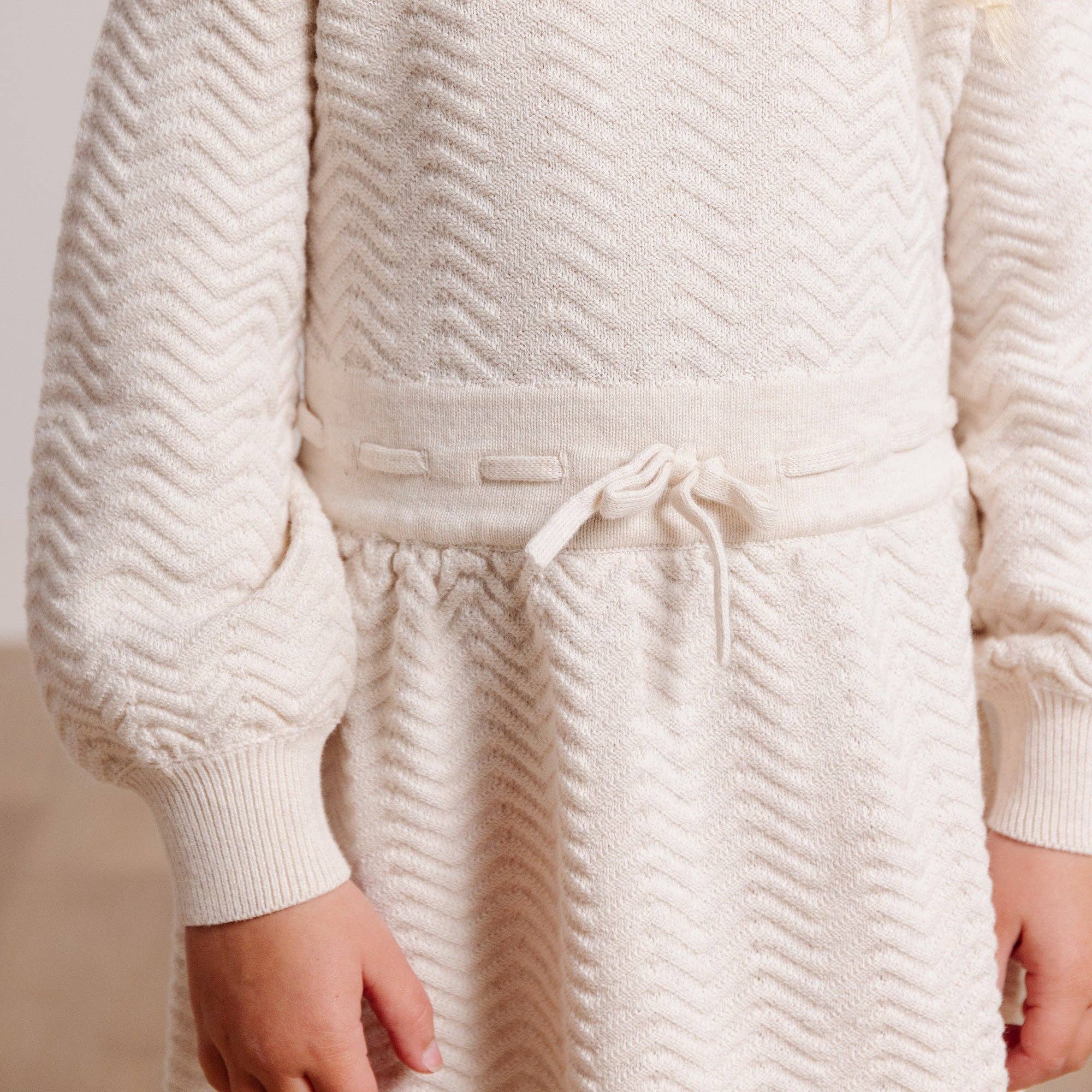 Image of Balloon Sleeve Sweater Dress