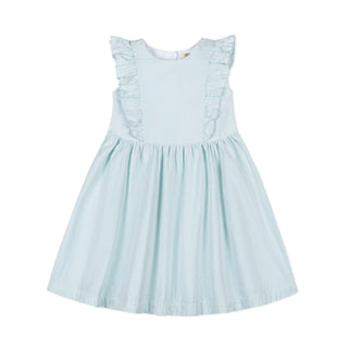 Hope and Henry - Organic Flutter Sleeve Open Back Dress
