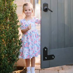 Image of Hope and Henry - Organic Puff Sleeve Party Dress