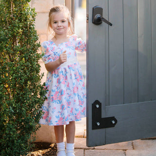 Hope and Henry - Organic Puff Sleeve Party Dress