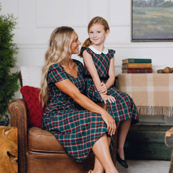 Image of Organic Peter Pan Collar Party Dress
