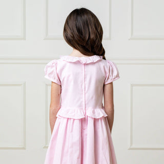 Hope and Henry - Organic Puff Sleeve Smocked Party Dress