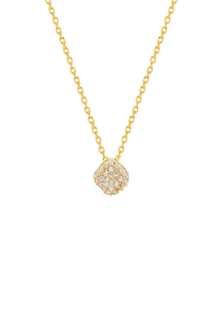 Pave Cushion Pendant