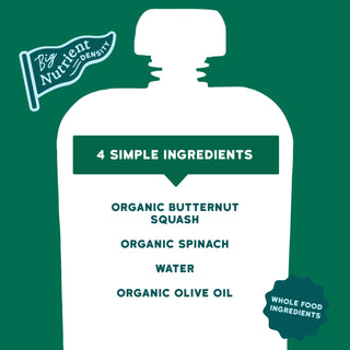 Serenity Kids Organic Butternut & Spinach with Organic Olive Oil Pouch