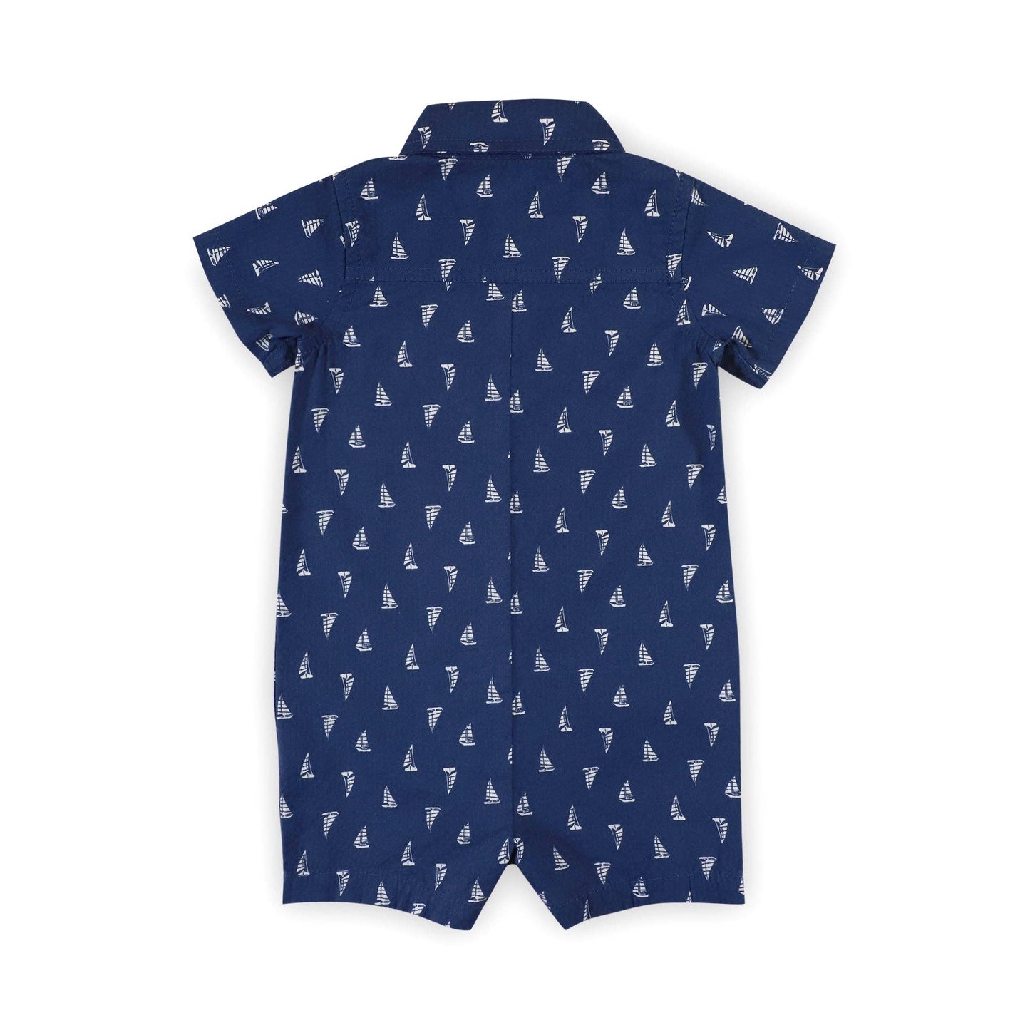 Hope and Henry - Organic Seersucker Button Front Romper