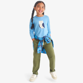 Primary - Kids stretch chino drawstring pant