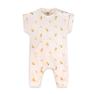 Lemon Kangaroo Baby Jumpsuit