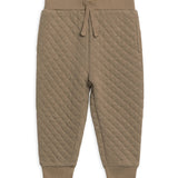 Colored Organics - Hoyt Quilted Jacquard Jogger - Taupe: 12-18M