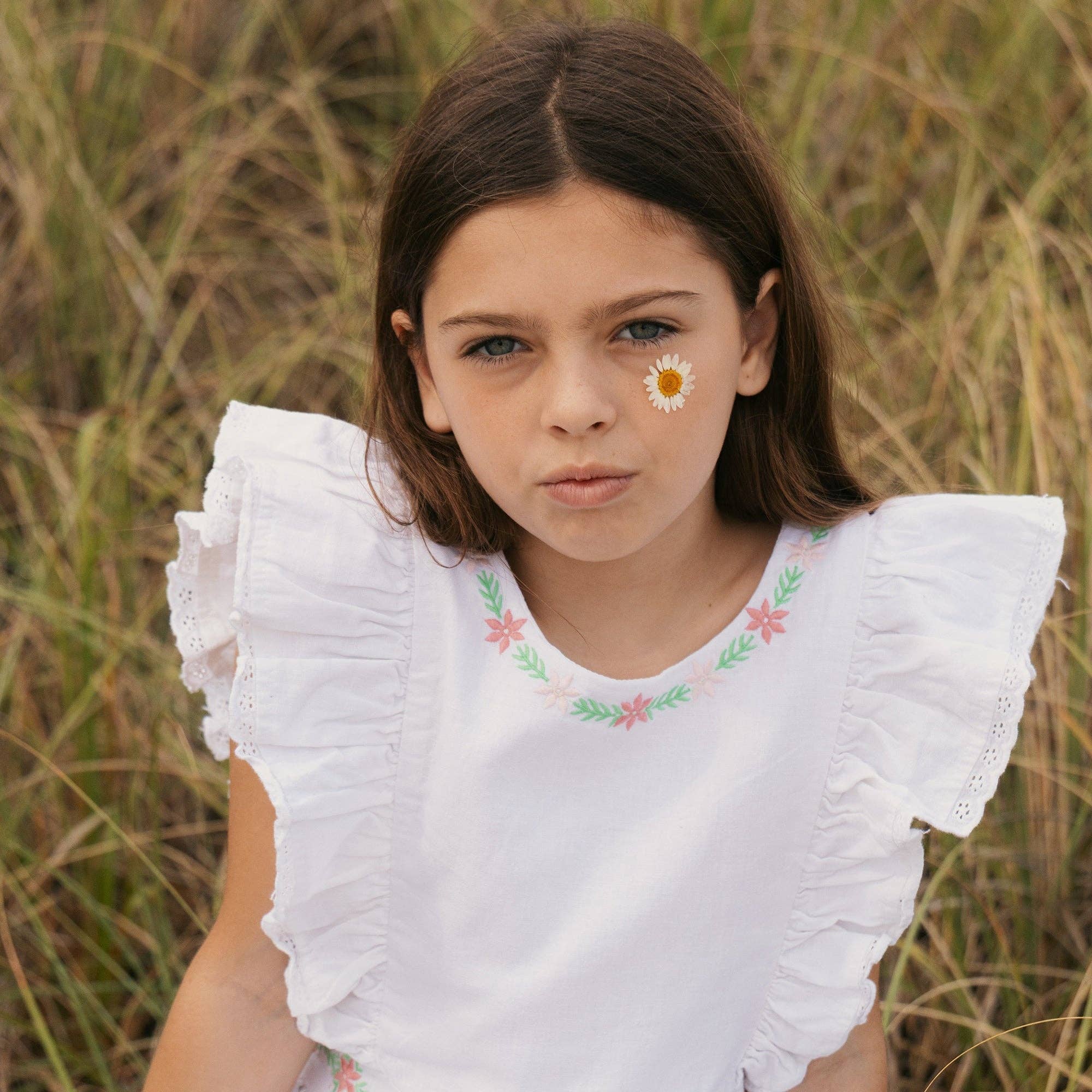 Hope and Henry - Linen Ruffle Jumper