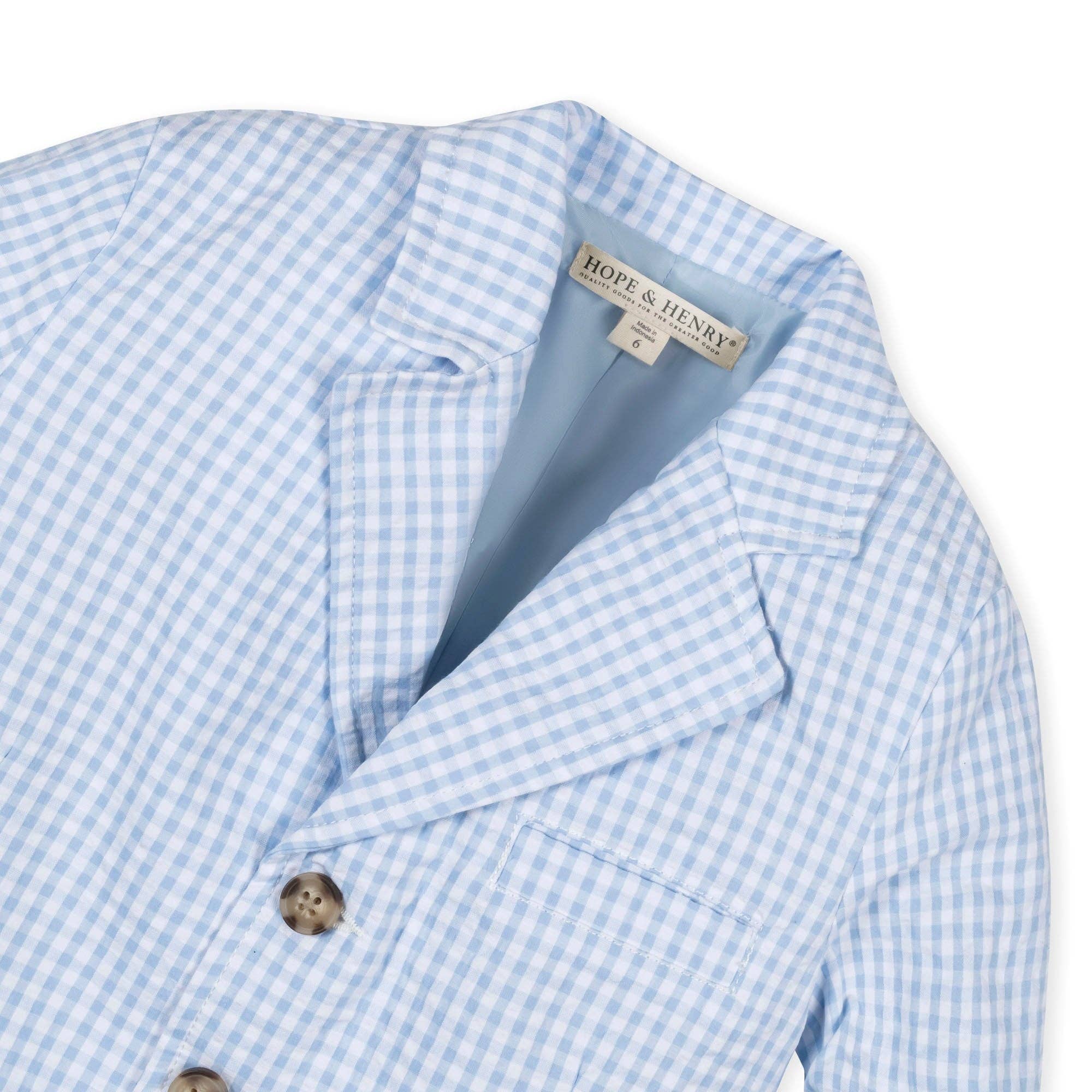 Image of Hope and Henry - Organic Seersucker Suit Jacket