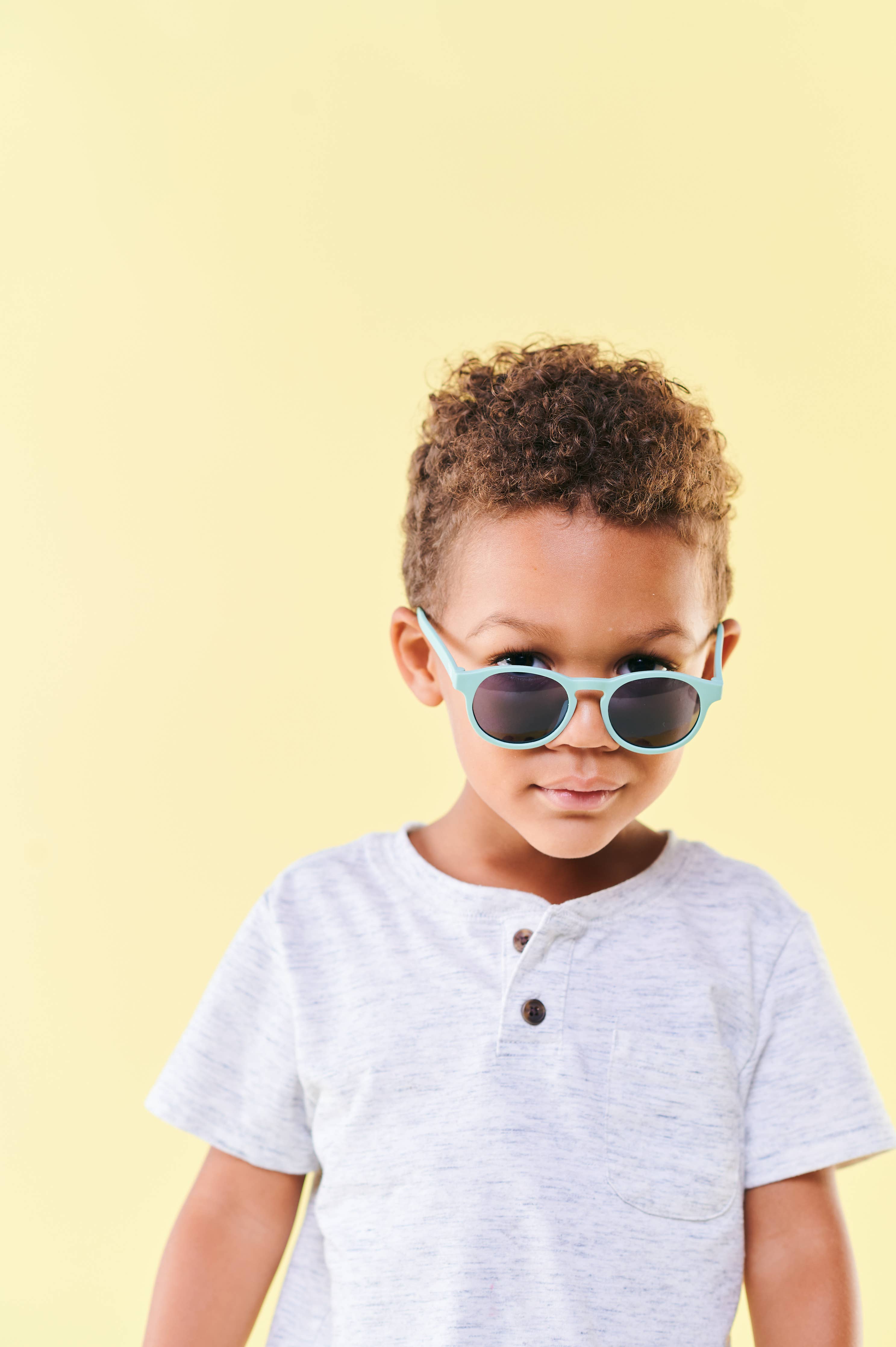 Image of Babiators - Bermuda Blue  Keyhole Baby and Kid Sunglasses: Ages 6+