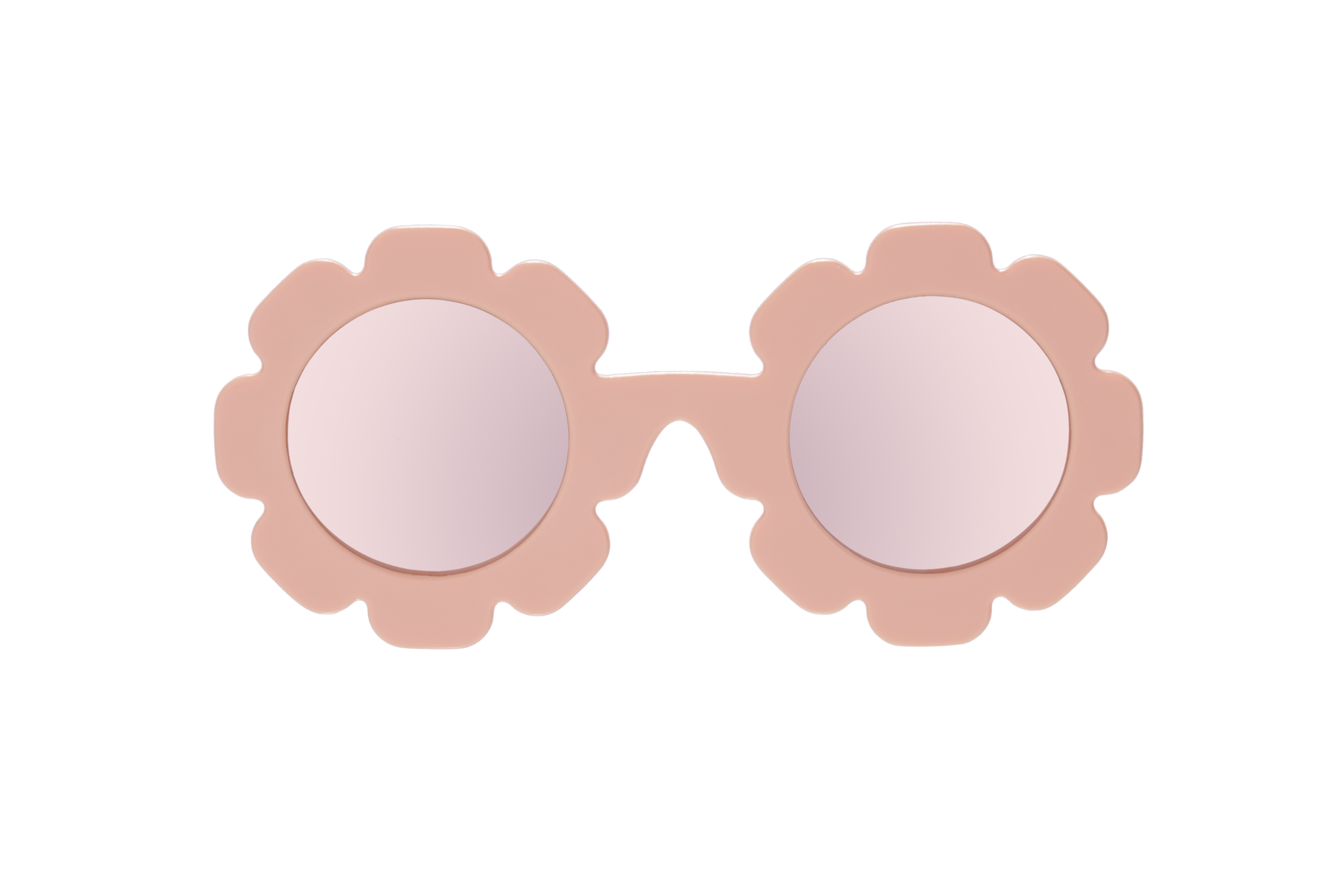 Babiators - Peach Keen Polarized Flower Sunglasses with Mirrored Lens: Ages 6+