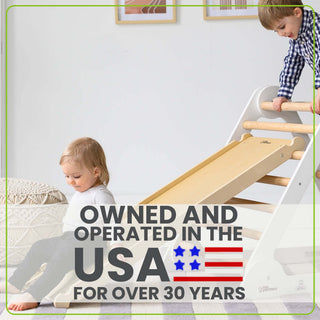 Little Partners - 2-in-1 Climbing Ramp Slide