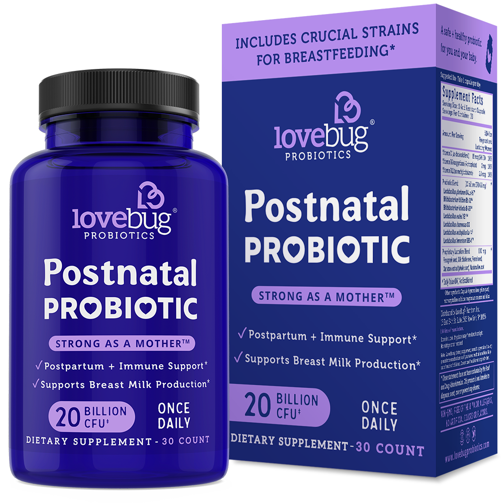 LoveBug Probiotics - Postnatal Probiotic - Lactation Formula