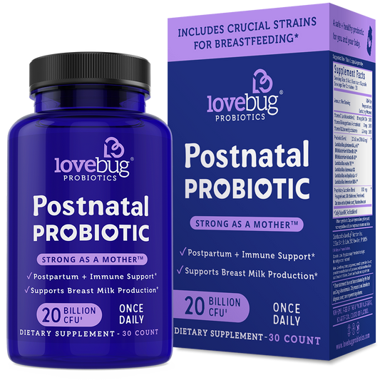 LoveBug Probiotics - Postnatal Probiotic - Lactation Formula