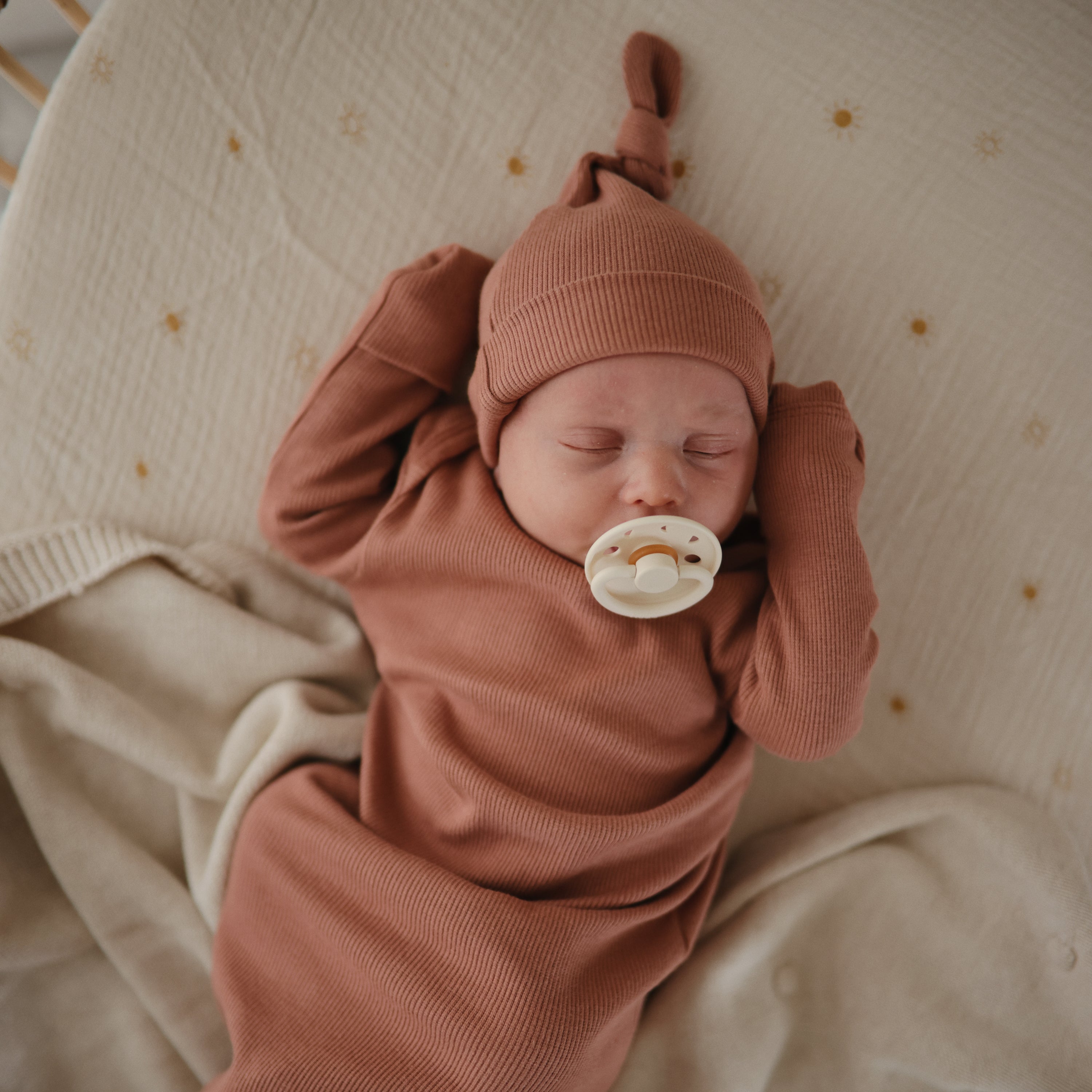 Image of Ribbed Baby Beanie