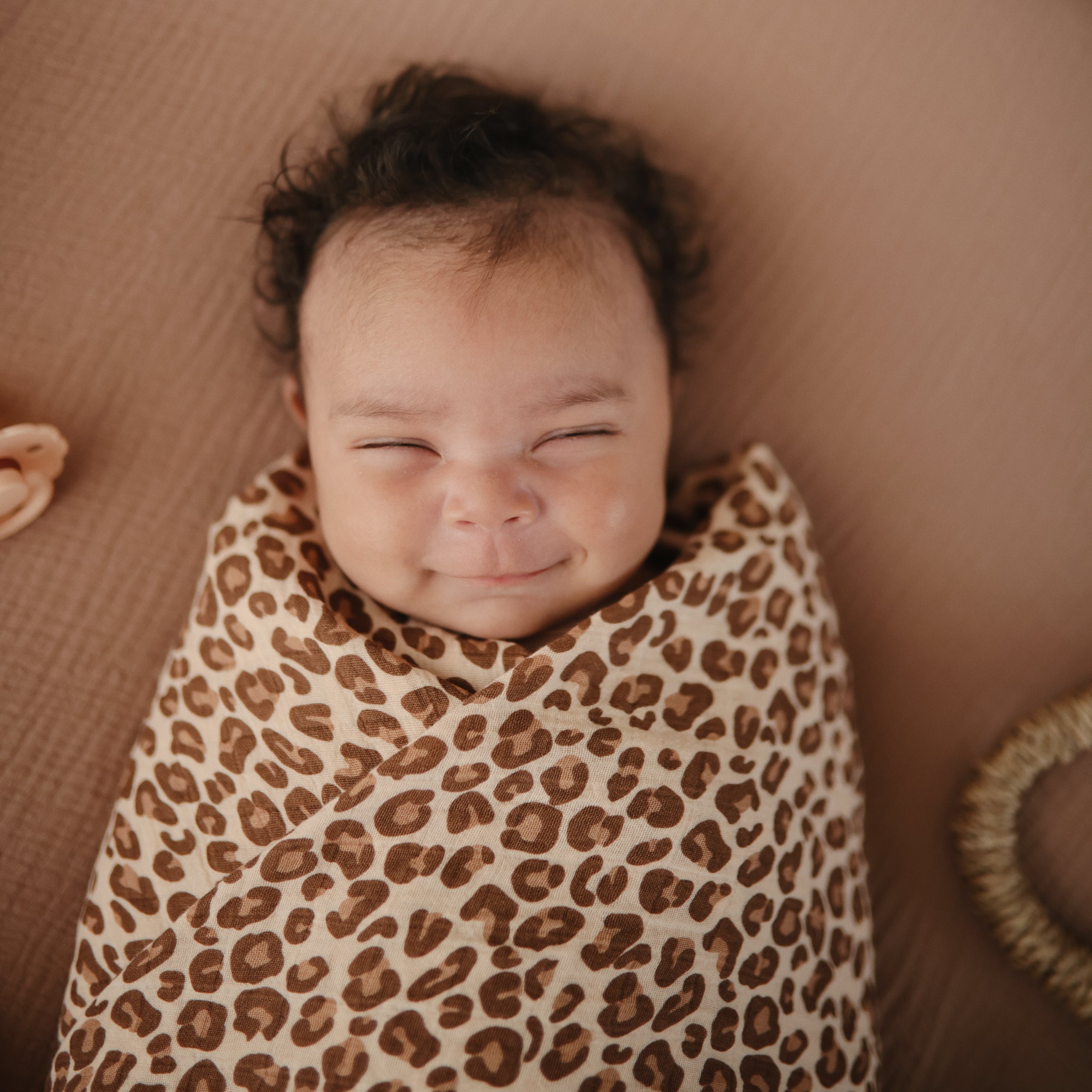 Image of Organic Cotton Muslin Swaddle Blanket